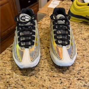 Nike Kids Sneakers - Black, White, and Yellow